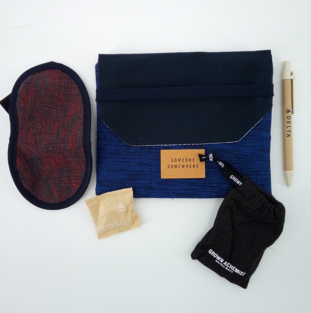 Delta One Someone Somewhere Amenity Kit Artisan Handmade in Mexico 2/2022 Cabin
